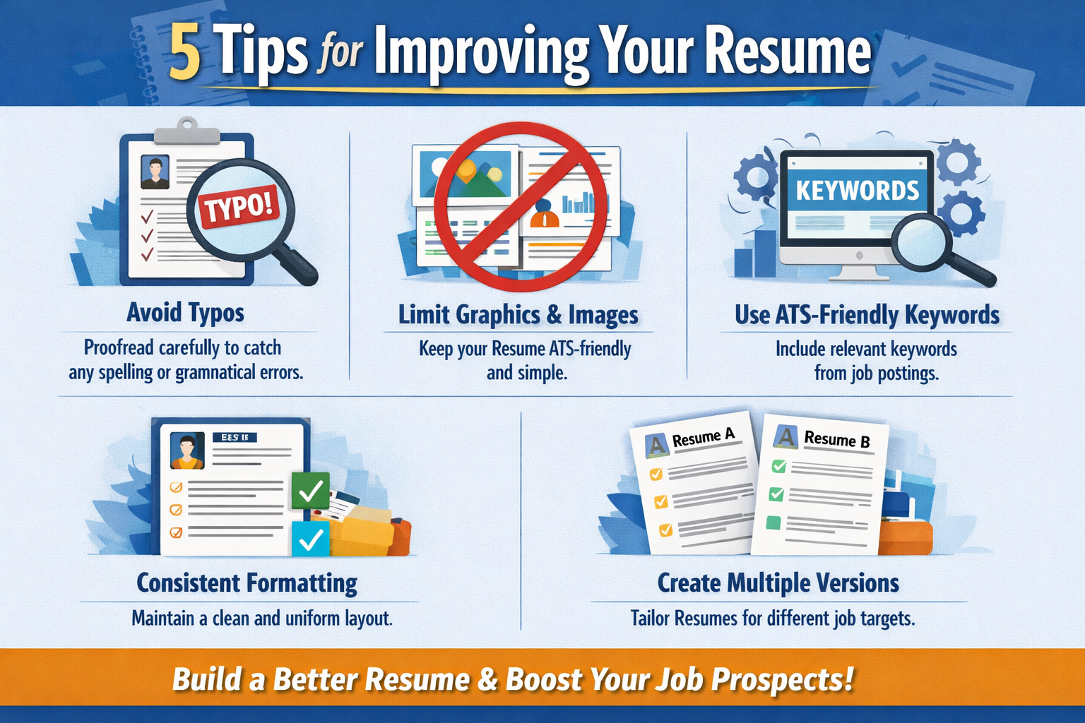 5 Tips for Improving Your Resume - Job Seekers Blog - JobStars USA