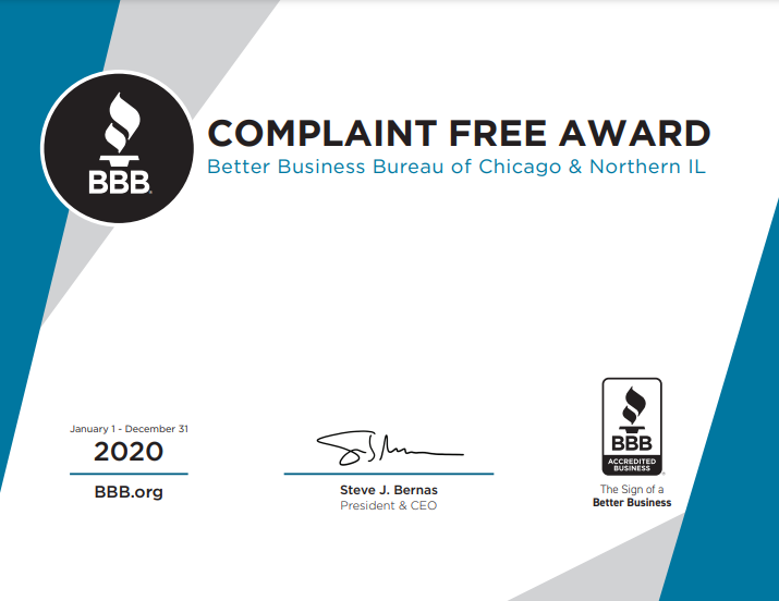 BBB Complaint Free Award 2020 - Job Seekers Blog - JobStarrs USA