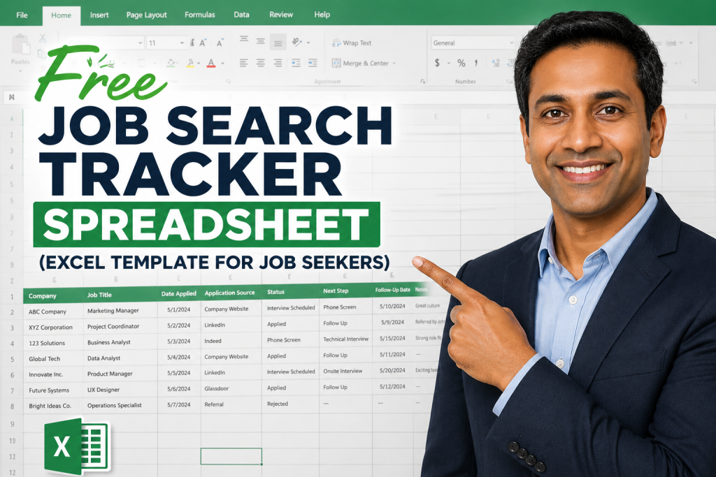 Free Job Search Tracker Spreadsheet (Excel Template for Job Seekers)