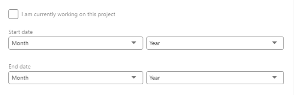 LinkedIn Dates Field - Tips for LinkedIn Projects - JobStars USA
