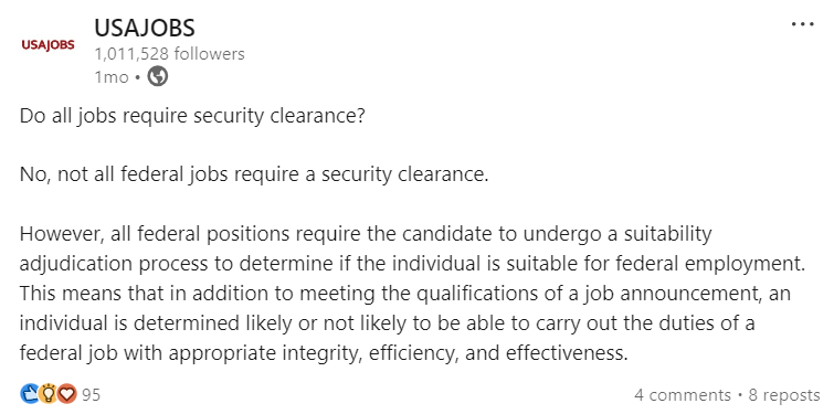Applying to Federal Jobs without a Security Clearance - Blog - JobStars USA