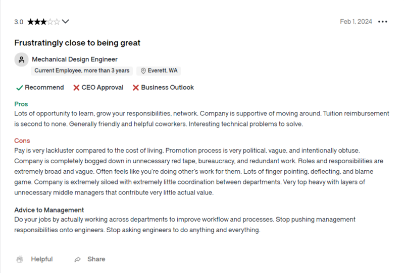 Boeing Review on Glassdoor - Blog - JobStars USA