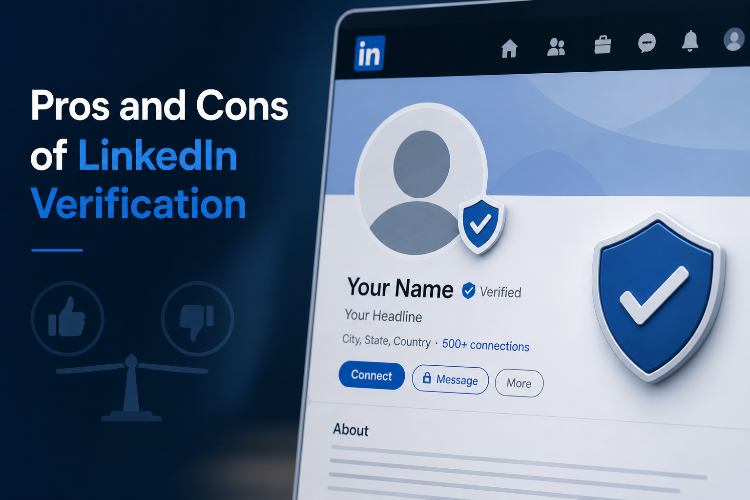 Pros and Cons of LinkedIn Verification - Blog - JobStars USA