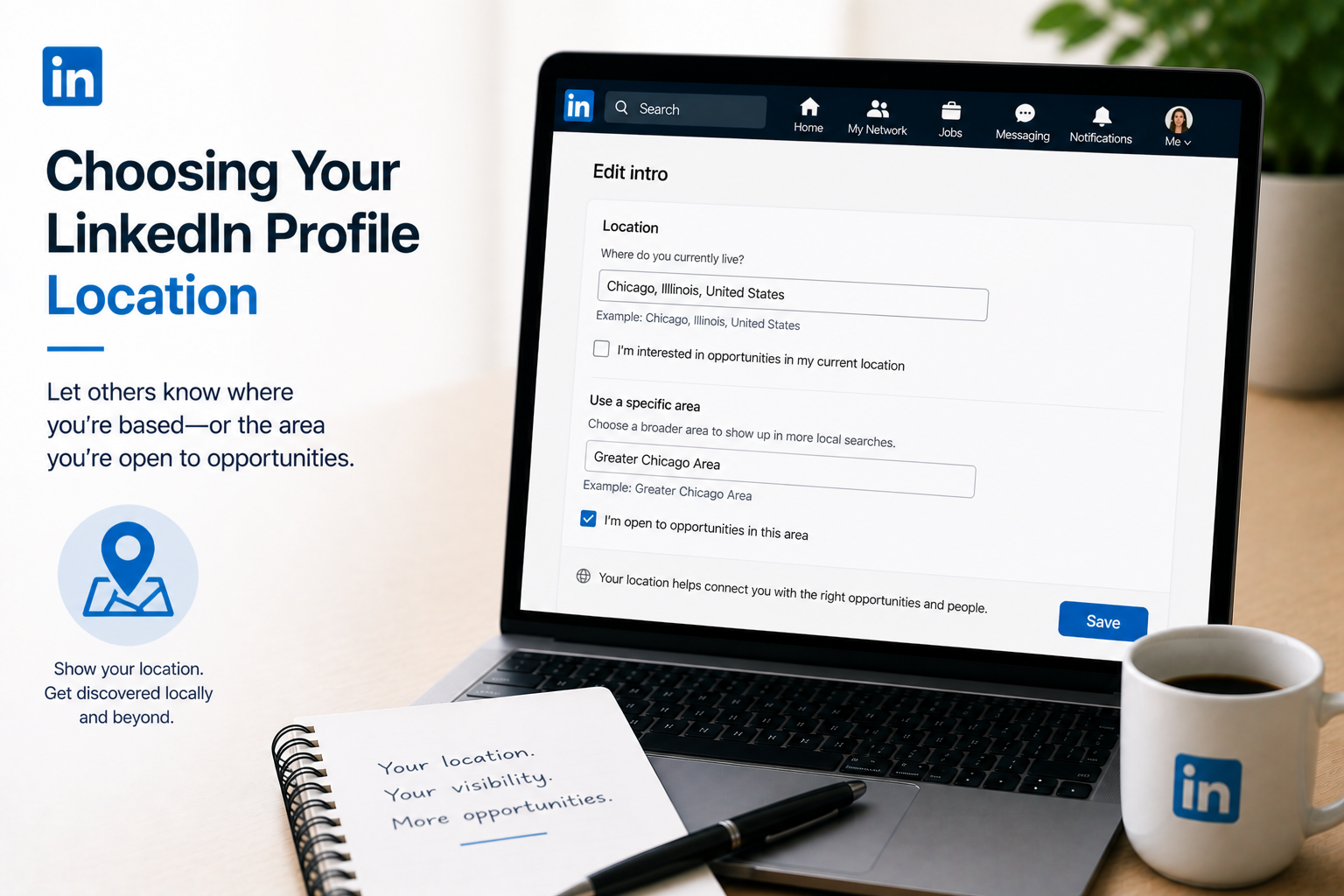 Choosing Your LinkedIn Profile Location - Job Seekers Blog - JobStars USA