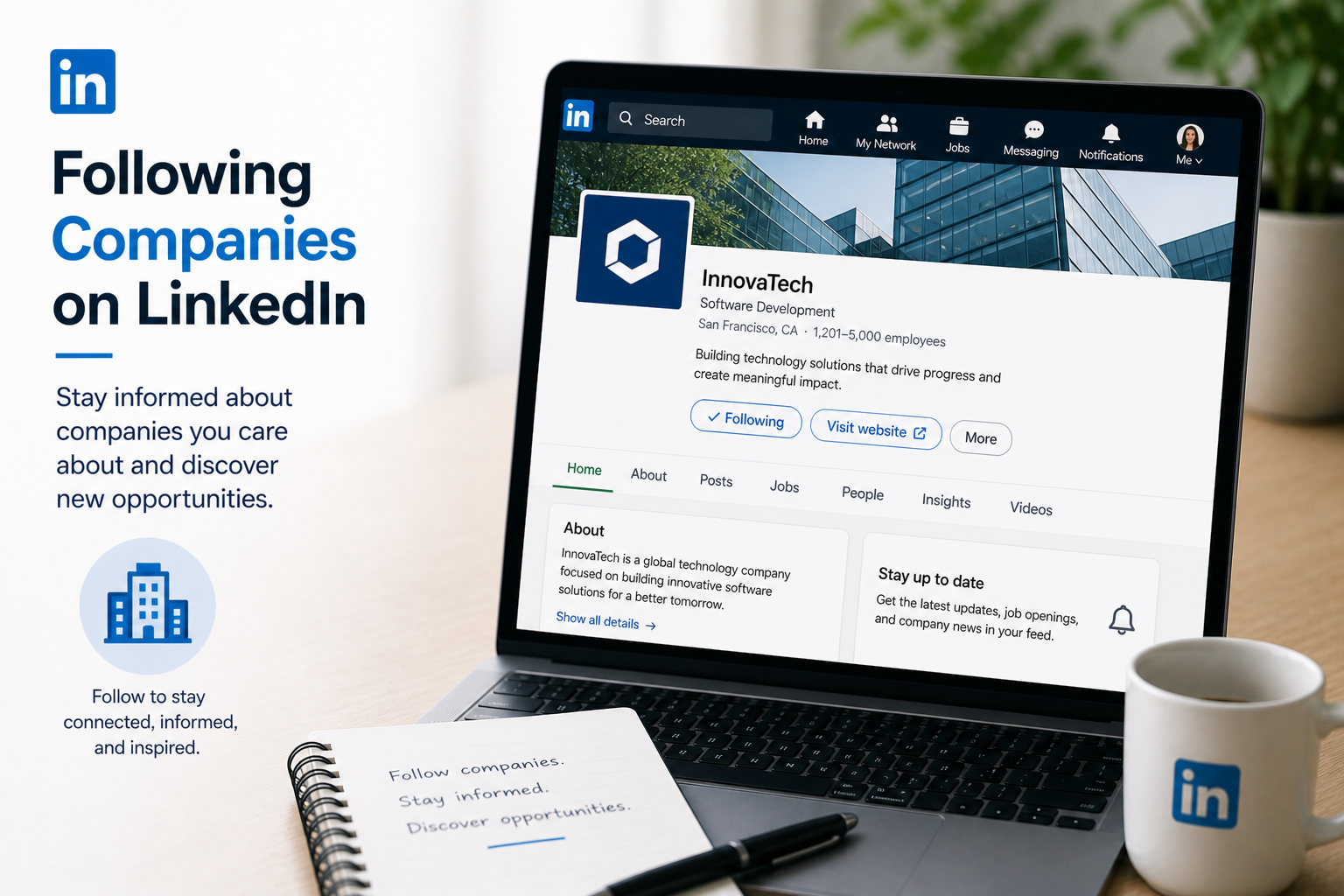 Benefits of Following Companies on LinkedIn - Job Seekers Blog - JobStars USA