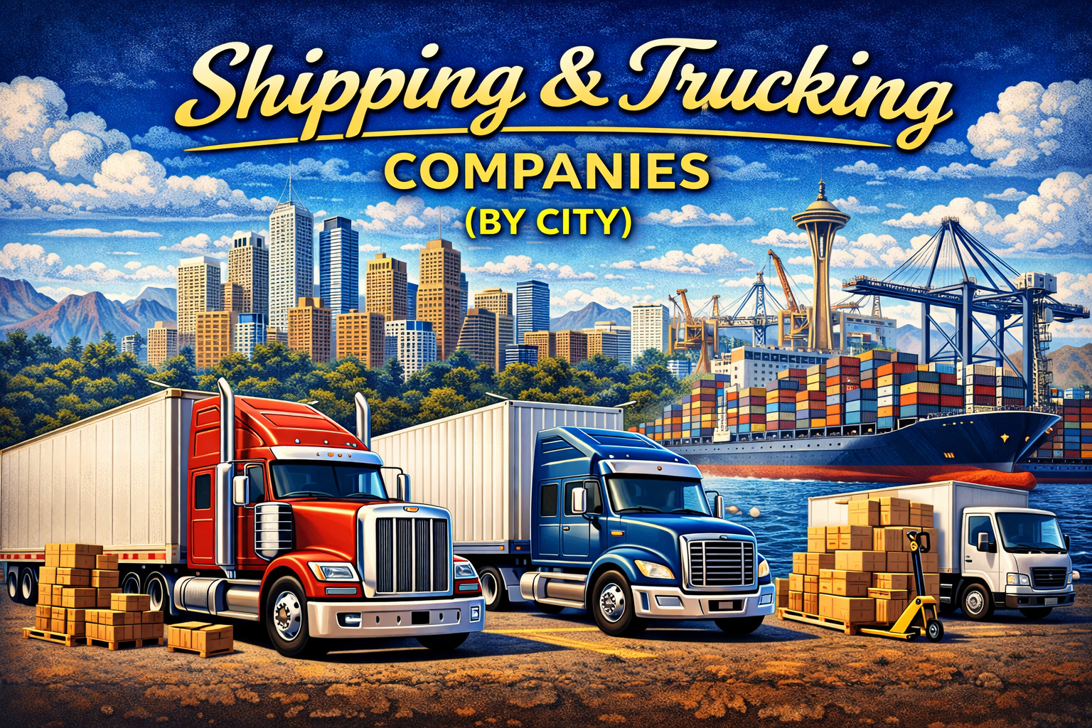 List of Shipping & Trucking Companies (by City) - Job Seekers Blog - JobStars USA