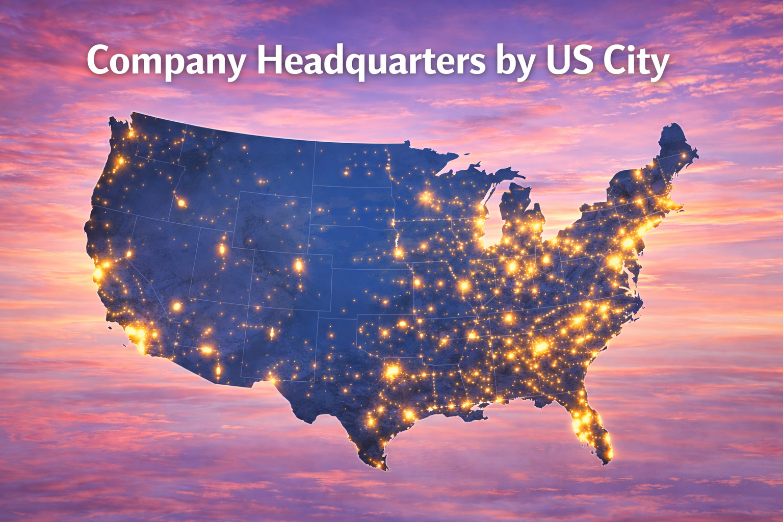 Company Headquarters by US City - Job Seekers Blog - JobStars USA