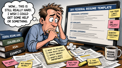 Two Page Federal Resume Cartoon - Job Seekers Blog - JobStars USA 